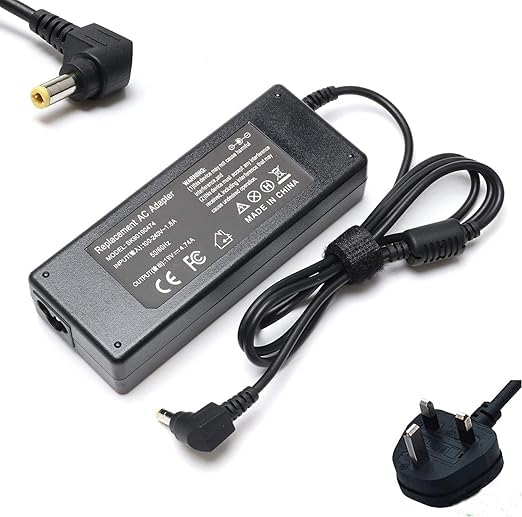 19V 4.74A 90W Laptop Charger Adapter Compatible for TOSHIBA Notebook (75W, 65W Compatible), Connector: 5.5mm x 2.5mm Replace
