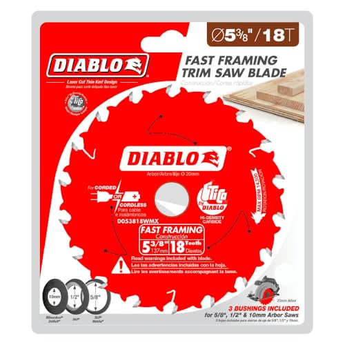 Image of Diablo Saw Blade - 5-3 /8 inch Diameter, 50 TCG Teeth, 20mm Arbor