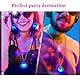 KBIBCK Disco Kugel Halskette, Disco Accessoires Damen, Discokugel Halskette LED mit Licht, Discokugel Schmuck, Thema Party Diskokugel Silber, Disco Kugel Zubehör Frauen Mädchen für Karneval Halloween