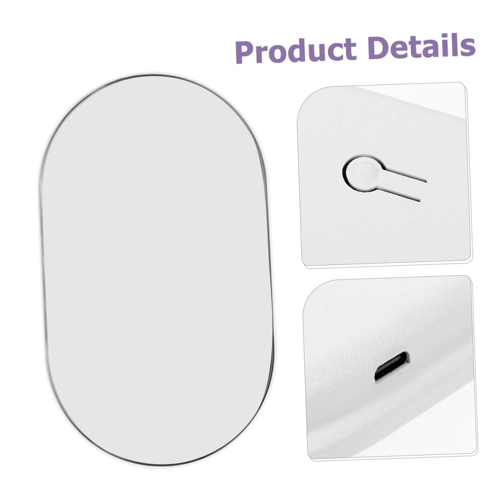 Báscula Digital Para Personas Portátil 26x15 Cm Recargable Báscula De Viaje Electrónica Para Pesar Grasa Corporal y Peso Corporal Uso Doméstico Femenina