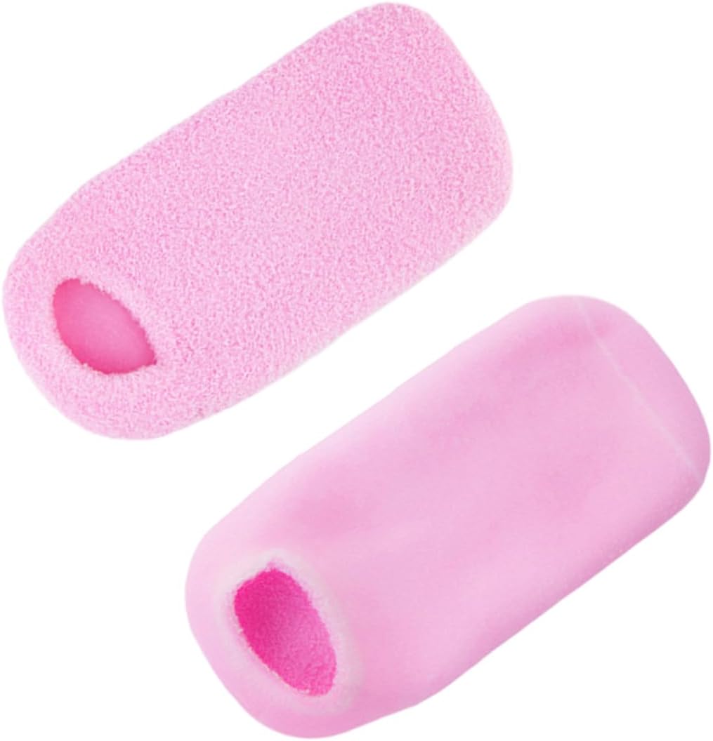 POPETPOP 3pairs Gel Moisturizing Foot Socks for Dry Cracked Skin Pink Softening and Repairing Socks for Relaxation and Comfort Enhances Foot Care Oil