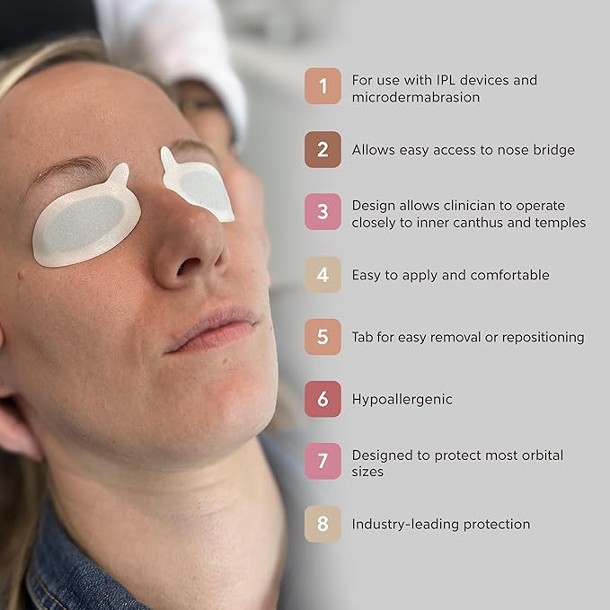 Image of IPL-AID: Disposable Eye Shield for Safe IPL Treatment. Protect Your Eyes with Precision and Comfort