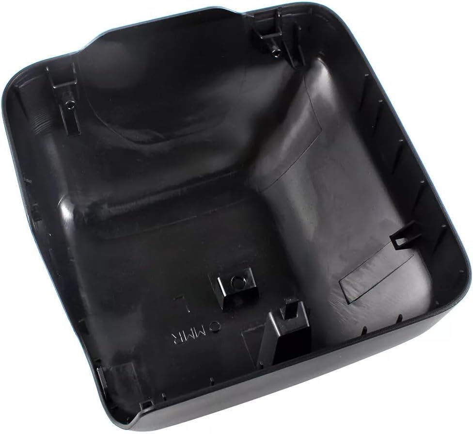 Mirror Cover Cap Trim Compatible with Wrangler JL 2018 2019 2020 2021 2022 2023 2024 Replaces 68361961AA, Matte Black Left Side Door Rearview Mirror Cover