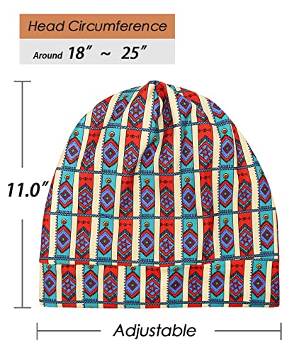 Image of Satin Lined Sleep Slouchy Cap Curly Girl Slap Headwear Gifts For Frizzy Hair Women