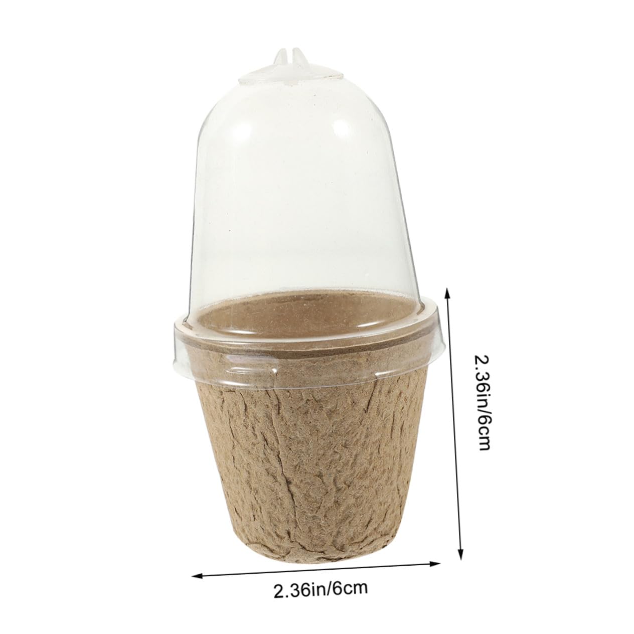 UPKOCH 40pezzi Vasi Rotondi Da Vivaio Biodegradabili in Polpa Di Carta Per Semina Di Piante e Ortaggi Per Progetti Scolastici e Giardinaggio Indoor