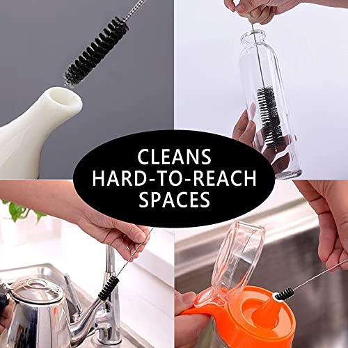 Image of Utoolmart Steel Wire Cleaning Brush, Spiral Power Brush, 0.4-inch Diameter 12-inch Length, 2pcs