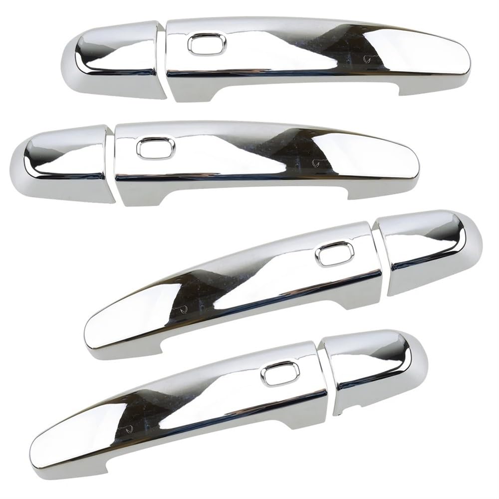 Gteew One Color Side Outer Door Handle Car Front Rear Exterior Door Handle Cover Trim Set For Traverse For Impala For Equinox For Terrain 2018-2020