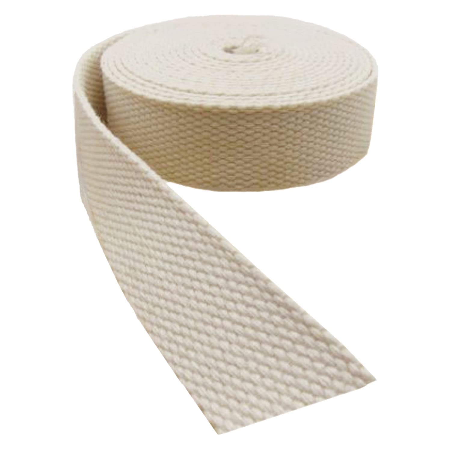 FGJsfhrDTU Webbing, Cotton Multicolor 20-50mm 9 Meters(Beige,25 mm)