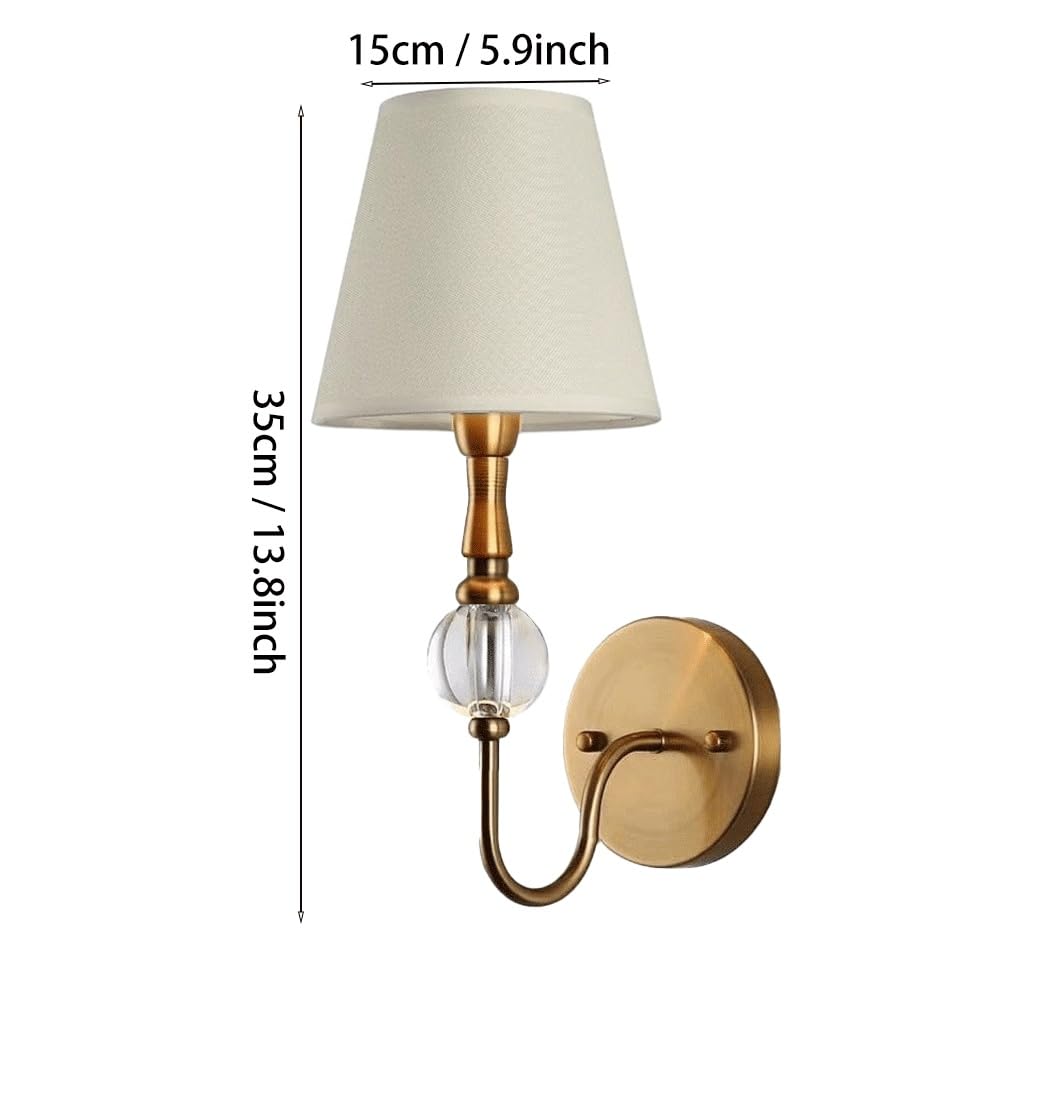 Aplique de Pared LED, lámpara de Pared inalámbrica, lámpara de Pared Que Funciona con Pilas, Juego de 2, Aplique Recargable con Pantalla de Tela Blanca, lámpara de Pared inalámbric