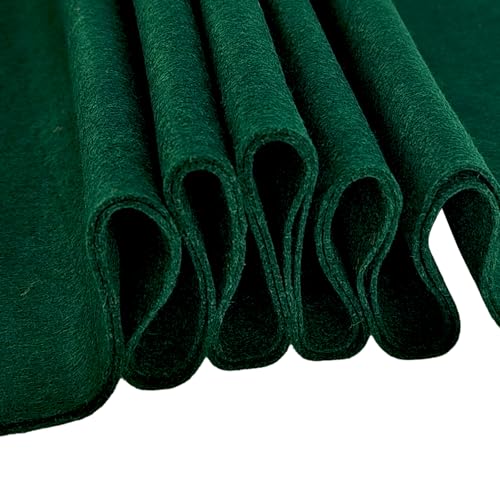 Jtnohx Tissu en feutre, Feutrine de couleur 90x90cm, feuille de feutre doux 1,4 mm d'épaisseur,...