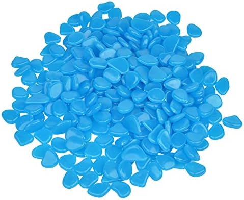 Changyeah 300 Leuchtende Kieselsteine - Glow In The Dark Gartensteine
