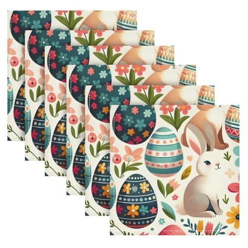 Servilletas de Tela Multicolor en Pack de 6, 20x20 in miniatura 2