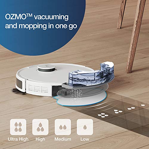Image of ECOVACS DEEBOT N8+ Robot Vacuum Cleaner 2300Pa with OZMO Mop (2.5L Auto-Empty Station, dToF Laser Detection, Carpet Detection, Multi-floor Mapping, Virtual Boundary, WIFI /Alexa /APP)