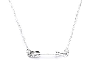 Women's Black Widow Arrow Necklace