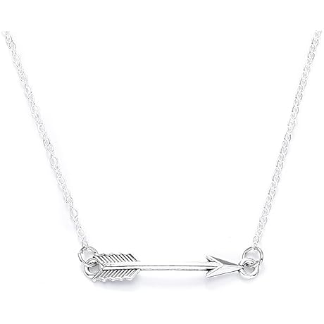 Women's Black Widow Arrow Necklace