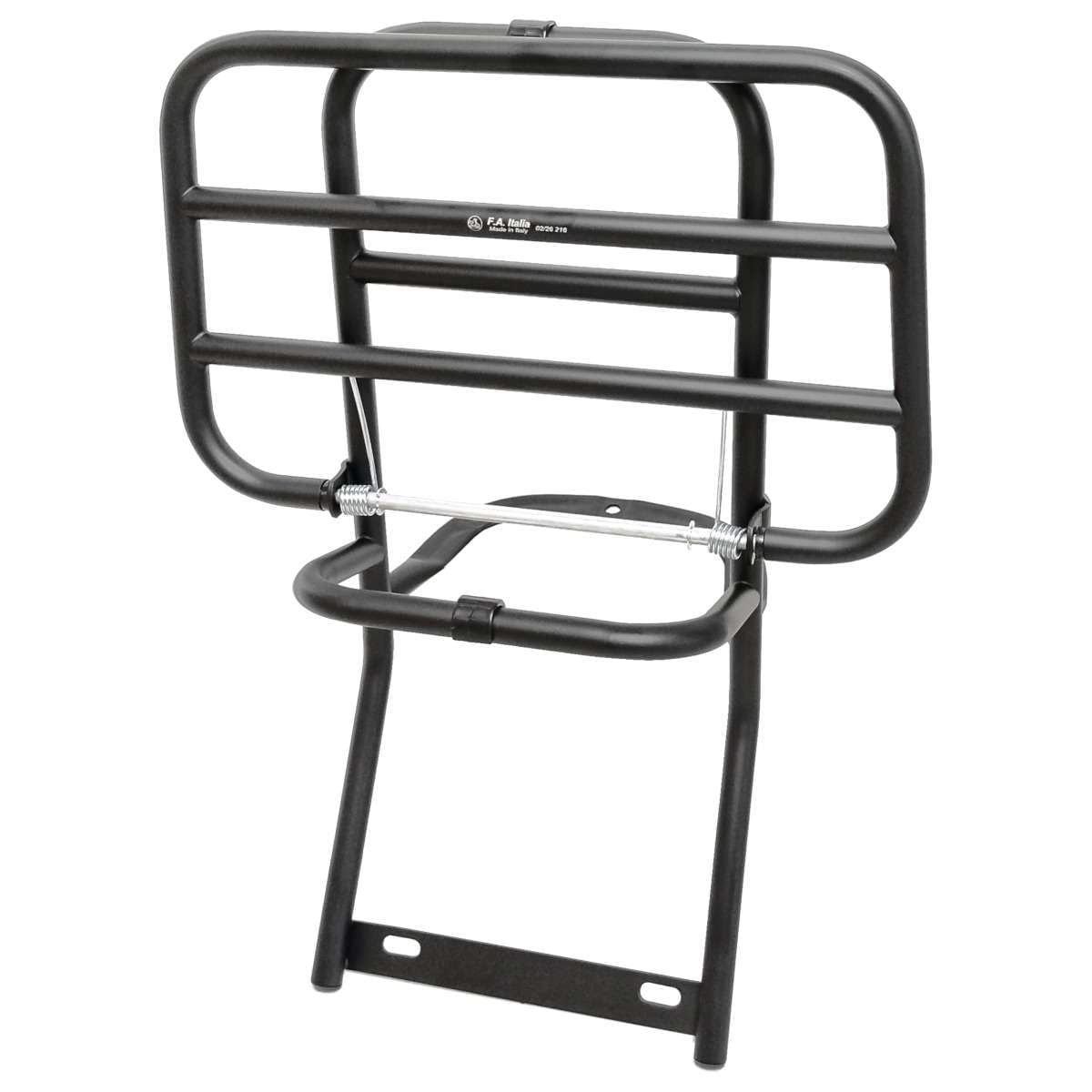 Portapacchi Posteriore Nero Compatibile con Vespa PX 125 150 200 LML Arcobaleno a Ribaltina
