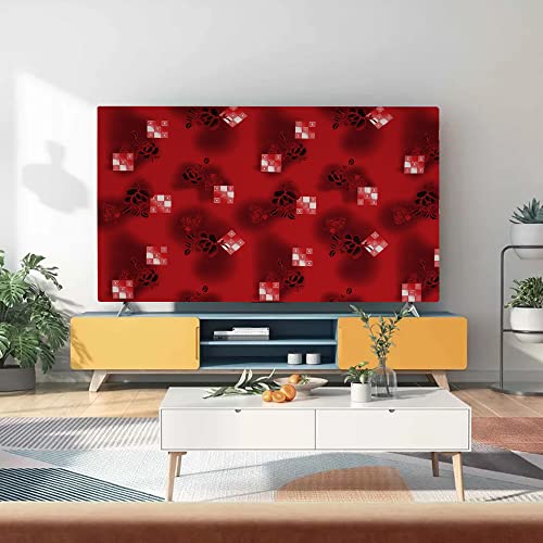 Image of Glassiano Marigold Dustproof Printed 50 inch LED TV Cover Screen Protector Compatible for All Models, Print 39