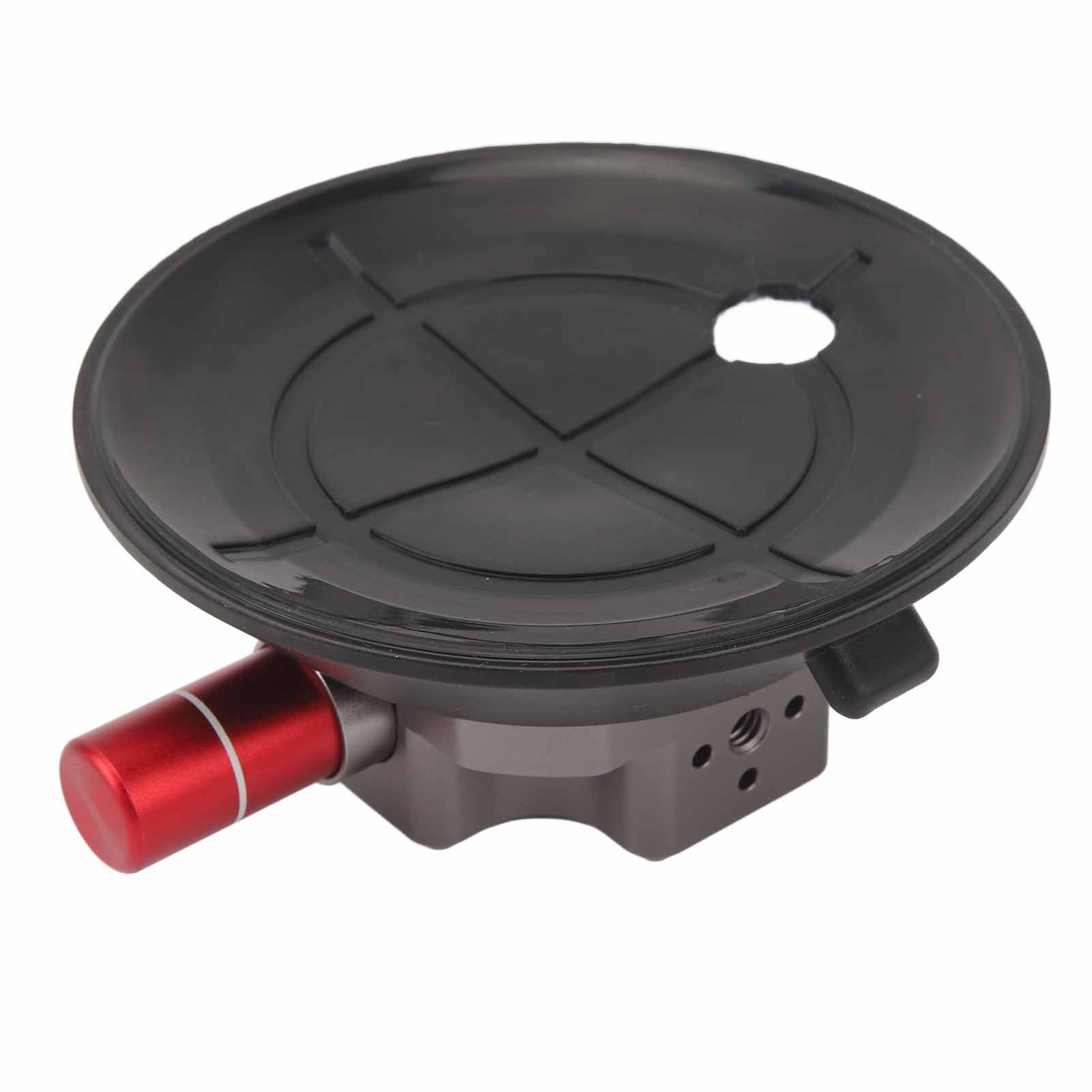 Yunseity Soporte de Ventosa para Cámara de Acción de 4,7 Pulgadas, Soporte de SuccioN Al Vacío con Rosca de 1/4 "Y 3/8", para Cámara de Coche para de Acción SLR DSLR