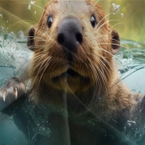 Couette loutre 3D microfibre de qualité supérieure parure de lit - 7