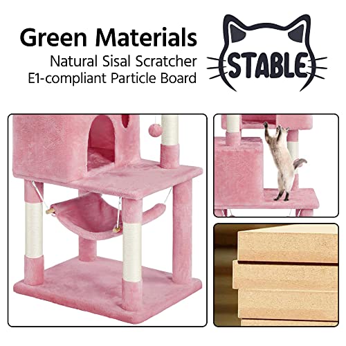 Árbol para Gatos Multi-nivel Grande con Casa y Rascador miniatura 6