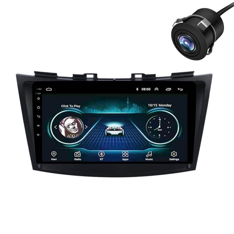 Image of Modorwy Original QLED 9 inch Zlink Car Android Stereo | OS 13 | 2GB+32GB | Display Support Car Play & Android Auto | incl. AHD Rear Camera & Frame Compatible with Maruti Ertiga Old - 1 Year Warranty