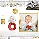 Rainbow Designs Harry Potter Hedwig Plüsch-Babyrassel - Weiches sensorisches Spielzeug für Neugeborene - ab Geburt geeignet Ringrassel für die frühe Entwicklung - Spielzeit und Begleiter für unterwegs