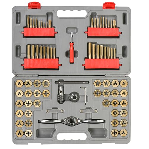 ARES 10079-76-Piece Master Ratcheting Tap and Die Set...