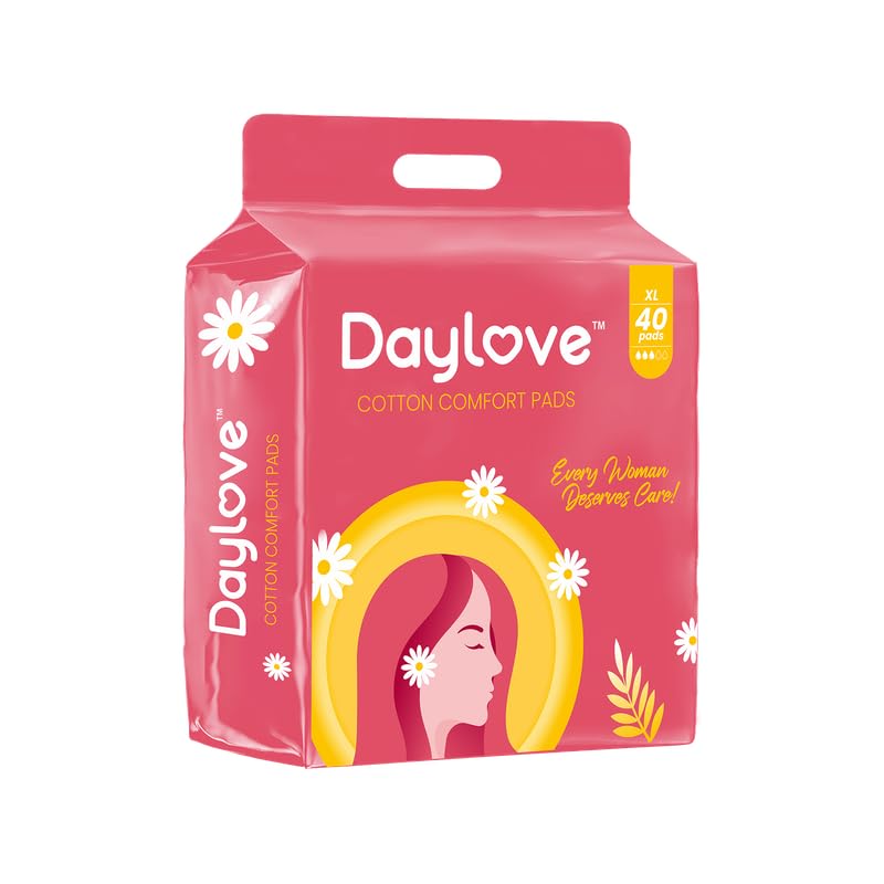 See full amazon price history chart for Daylove Cotton Comfort Sanitary Pads XL - 40 Pads | Max Soft, Extra Absorbent & Skin Friendly | No Fragrance, No Chlorine | 40 XL Pads for Ultimate Comfort & Protection | Ideal for Sensitive Skin Daylove Cotton Comfort Sanitary Pads XL - 40 Pads | Max Soft, Extra Absorbent & Skin Friendly | No Fragrance, No Chlorine | 40 XL Pads for Ultimate Comfort & Protection | Ideal for Sensitive Skin (B0CWGV8SM9) Amazon Price History, Amazon Price Tracker