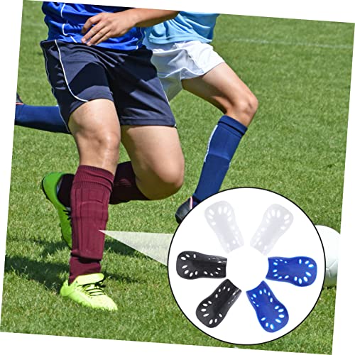 Espinilleras de fútbol para niños pequeños con protección de esponja negra de pantorrilla 5