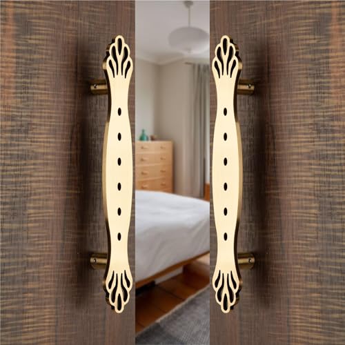 Image of COMPASS Main Door Handle | Door Handles for Main Door | Pull Handles for All The Doors of House | Office | Hotels, Antique Finish (PH-108, 12 Inch)