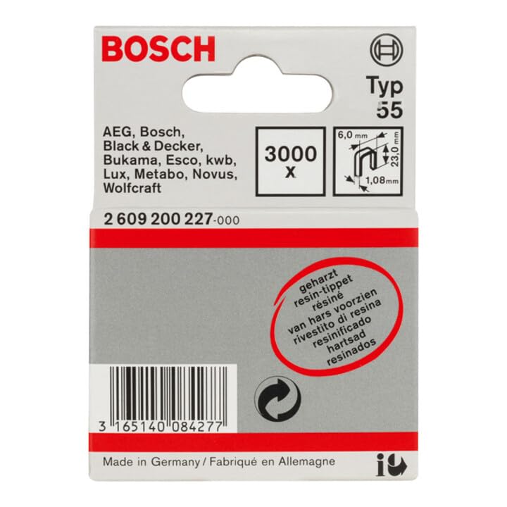 Agrafes à dos étroit Bosch 23mm pour la rénovation de vos meubles