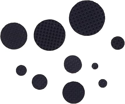 500Pcs Different Sizes Conductive Rubber Pads Keypad Repair Kit for IR Remote Control Conductive Rubber Buttons