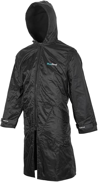 Blue Reef Dive Parka with Hood and Polar Fleece Lining