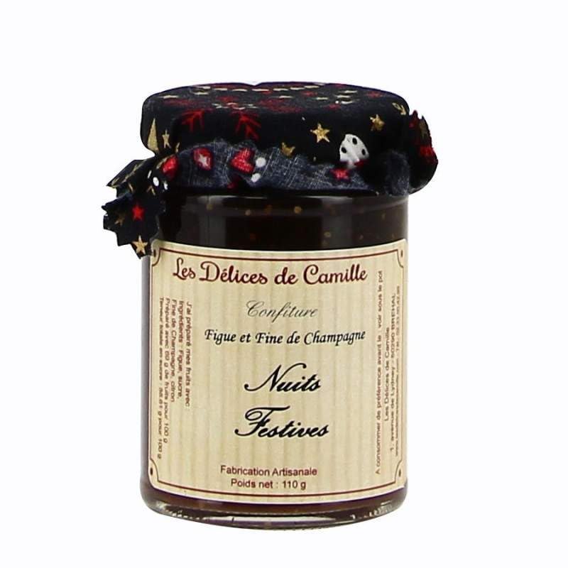 Panier garni de Noël - Coffret cadeau gourmand - Comprend 7 produits dont un Champagne idéal à offrir - Produits Normandie