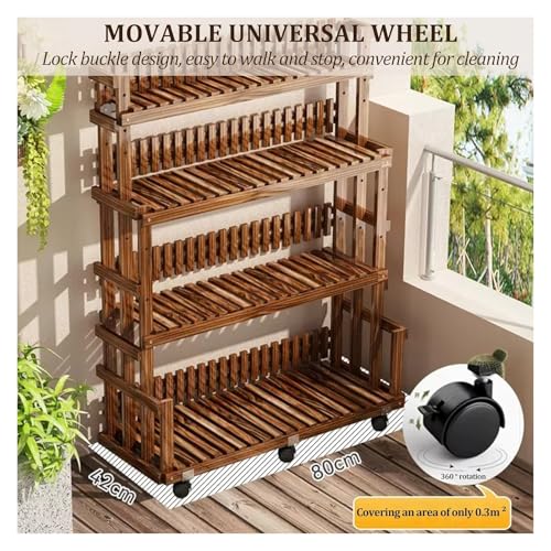 Support pour plantes à 4 étages pour optimiser les petits balcons - 6