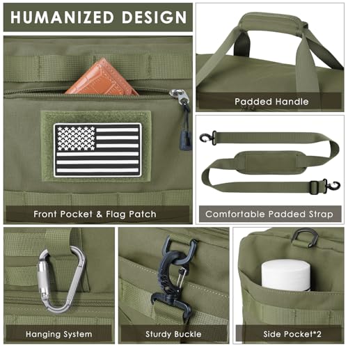 Image of Gym Bag for Men Women, Carry on Luggage 22x14x9 Airline Approved Duffle Bag