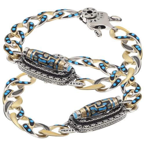 Bracelet d'élégance dzi perle artisanat traditionnel pour homme et femme