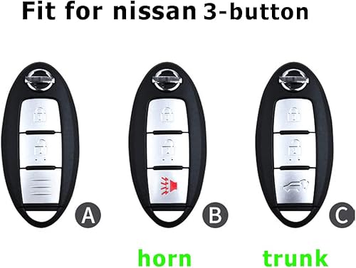 Miniatura 2 de ontto Funda para llave de coche de Nissan con protección completa, Azul