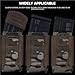 YChoolco WG Multifunction 5.56 Elastic Single Mag Pouch Tactical MOLLE SUB-Machine Gun Mag Pouches Utility Magezine Pouch fit Grenade(BK)