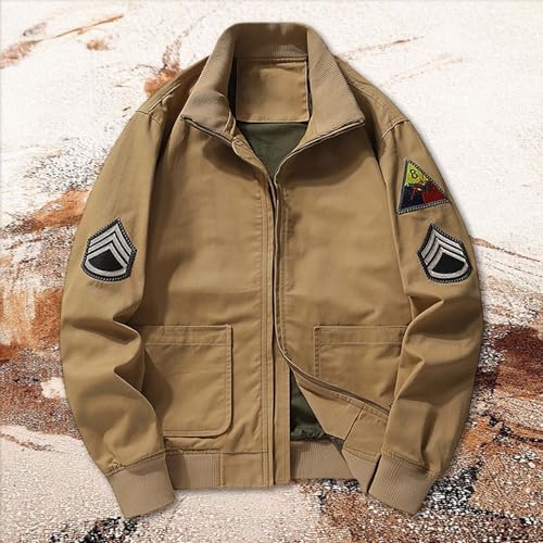 Chaqueta de trabajo estilo béisbol transpirable y cálida para solucionar la incomodidad diaria 3