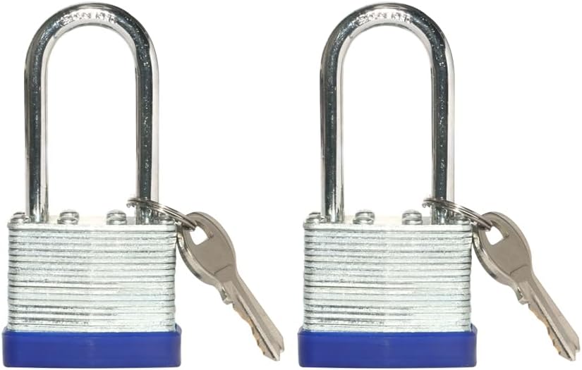 Laminated Heavy Duty Steel Keyed Padlocks, Keyed Alike Locks, Long