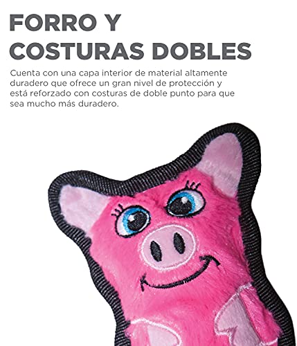 Outward Hound Invincibles Mini brinquedo para cães de pelúcia porco, PP