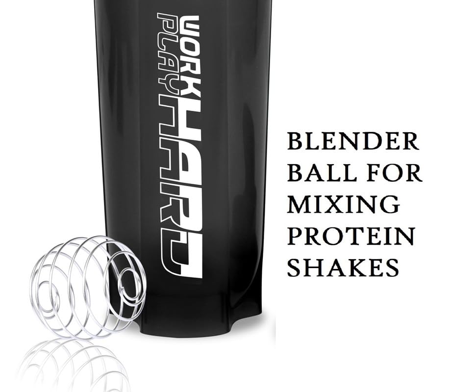 Image of Zyro Gym Shaker for Protein Shake Leakproof Shaker Bottles for Protein, Preworkout and Bcaa Shake, Protein Shaker Bottle for Gym Bottle for Men and Women BPA-Free Material Plastic, Multicolor 700 Ml