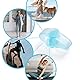 Promifun Bunion Corrector, Zehentrenner mit 2 Schlaufen, 10er Pack Gel Zehenkorrektor (M, Blue)