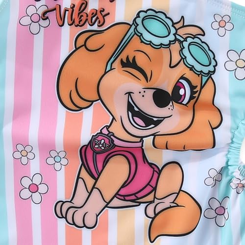 Paw Patrol Nickelodeon Girls UPF 50+ One Piece Bathing Suit for Toddler and Big Kids3