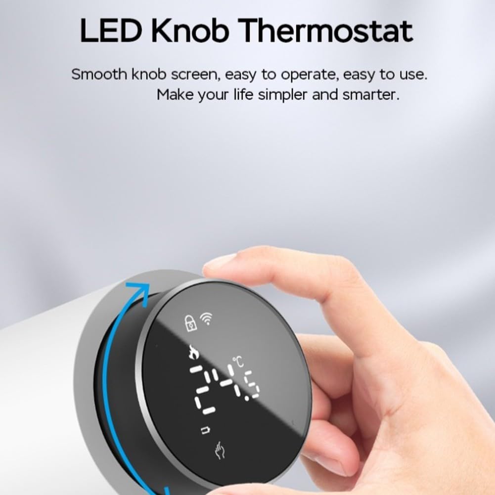 Valvola termostatica intelligente per termosifone per controllo della temperatura programmabile per Tuya Zig-bee 3.0 Termostato per il controllo del riscaldamento del radiatore