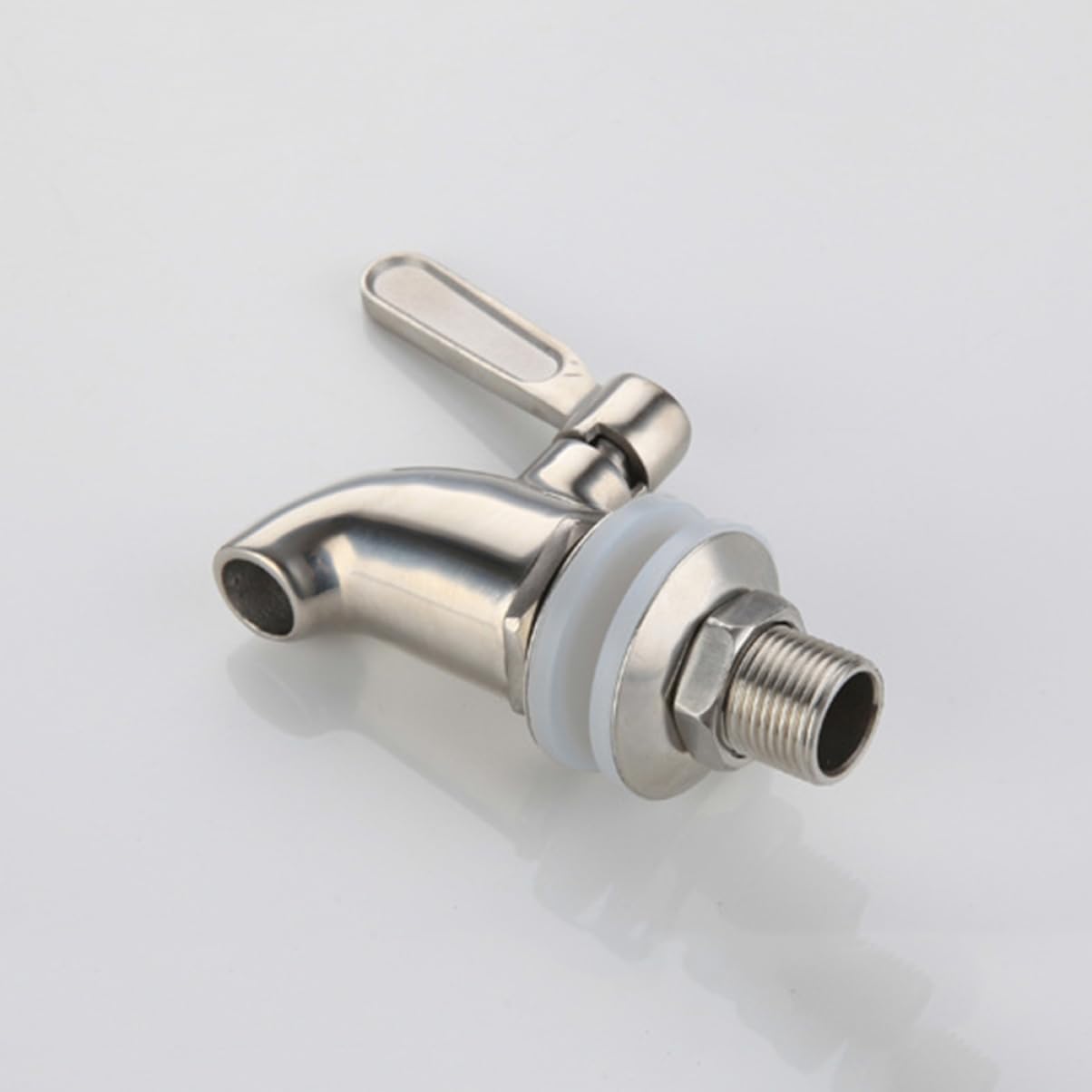 BEBEMOKO 304 Stainless Steel Wine Barrel Faucet Draft Beer Faucet Shank Wine Pourer Spout Cold Drink Dispenser Home/bar/hotel/restaurant