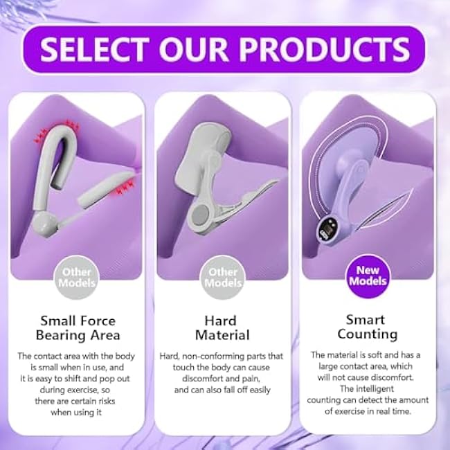 Thigh Master,Kegel Exerciser,Pelvic Floor Muscle,Pelvic Floor Exercise Devices,Thigh Master Thigh Exerciser for Women,Hip Trainer Kegel Exerciser,Pelvic Floor Trainer for Postpartum Rehabilitation