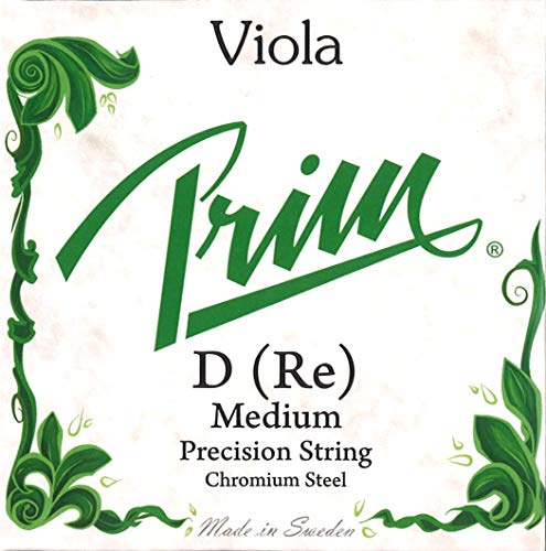 Cordes Prim Alto Steel Strings Ré en acier chromé tension medium pour alto
