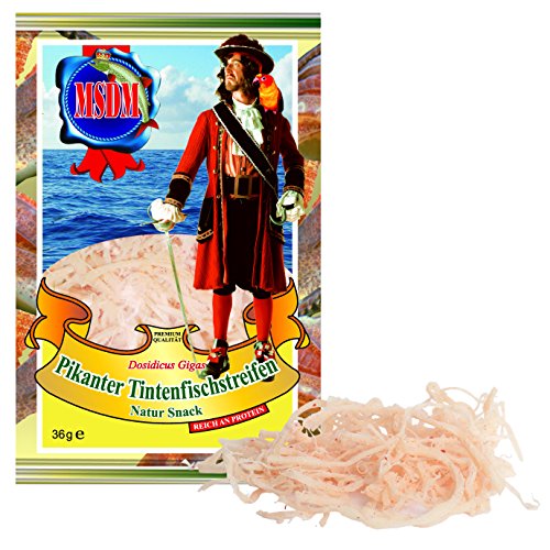 Tintenfischstreifen Pikant 36g